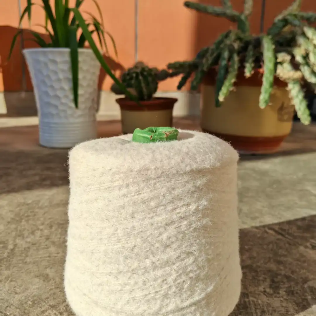 China Yarn for Open Cardigan (Sweater),Full-Zipper Cardigan (Sweater),Half-Zipper Cardigan (Sweater) Mossy Yarn Fancy Yarn Recycled Nylon Nylon Lurex white color buy from China wholesaler bulk order at wholesale price free worldwide shipping Alibaba