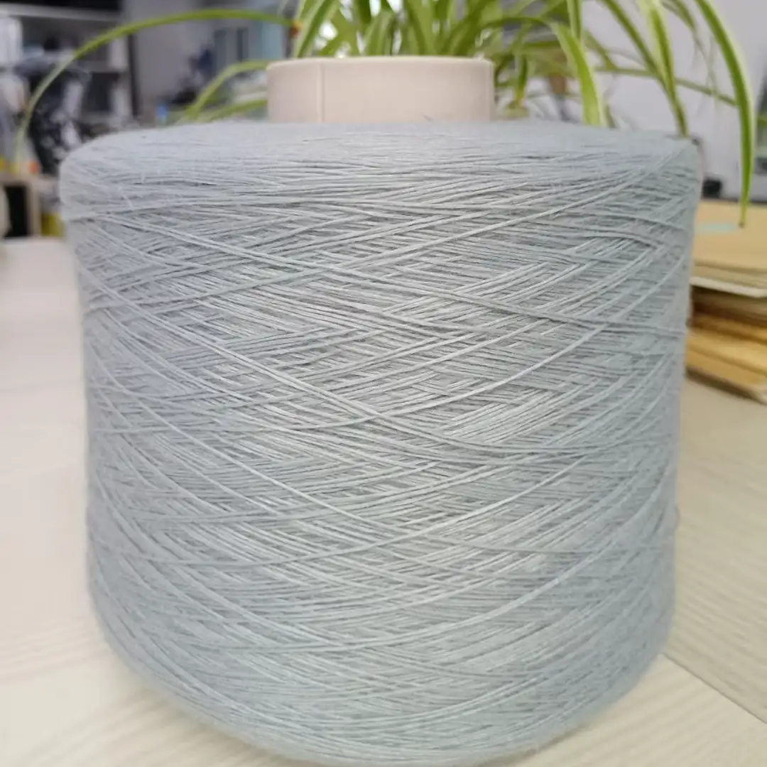 China Yarn for Ladies Vest (Sweater),Men’s Vest (Sweater),Open Cardigan (Sweater),Full-Zipper Cardigan (Sweater),Half-Zipper Cardigan (Sweater),Shirt Long Sleeve Button (Sweater) Mossy Yarn Fancy Yarn Polyester gray color buy from China wholesaler bulk order at wholesale price free worldwide shipping Alibaba