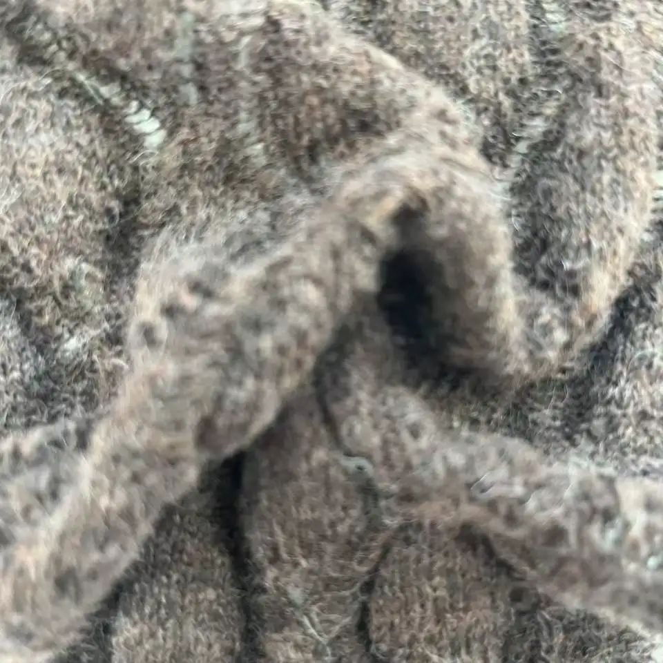 China Yarn for Open Cardigan (Sweater),Knitted Jacket (Sweater),Round Neck Pullover (Sweater),Crew Neck Pullover (Sweater) Mossy Yarn Fancy Yarn Polyamide Polyester Acrylic Wool brown color buy from China wholesaler bulk order at wholesale price free worldwide shipping Alibaba