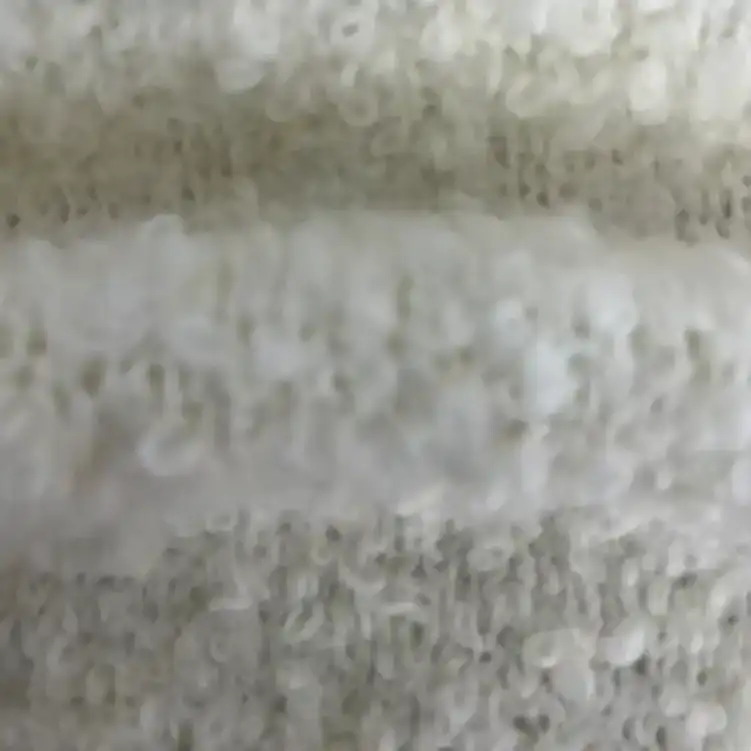 China Yarn for Dresses (Cardigan Button) (Sweater),Dresses (Pullover) (Sweater),Knitted Trousers (Sweater),Skirt (Sweater) Boucle Yarn Fancy Yarn Wool Acrylic Nylon White color buy from China wholesaler bulk order at wholesale price free worldwide shipping Alibaba