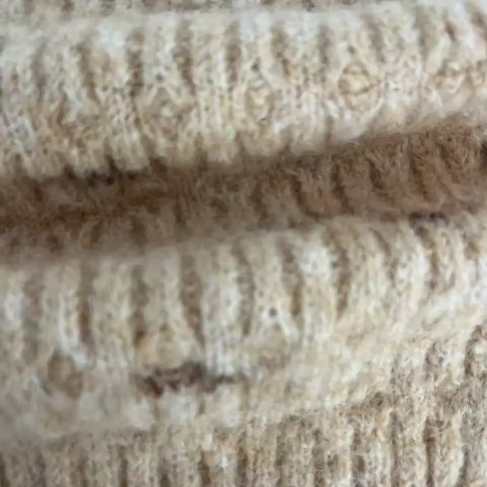 China Yarn for Half-Zipper Cardigan (Sweater),Knitted Trousers (Sweater),Kids Crew-Neck Cardigan (Sweater),Womens Loose-Fit Dress (Sweater) Mossy Yarn Fancy Yarn Recycled Polyester Wool Elastane Acrylic brown color buy from China wholesaler bulk order at wholesale price free worldwide shipping Alibaba
