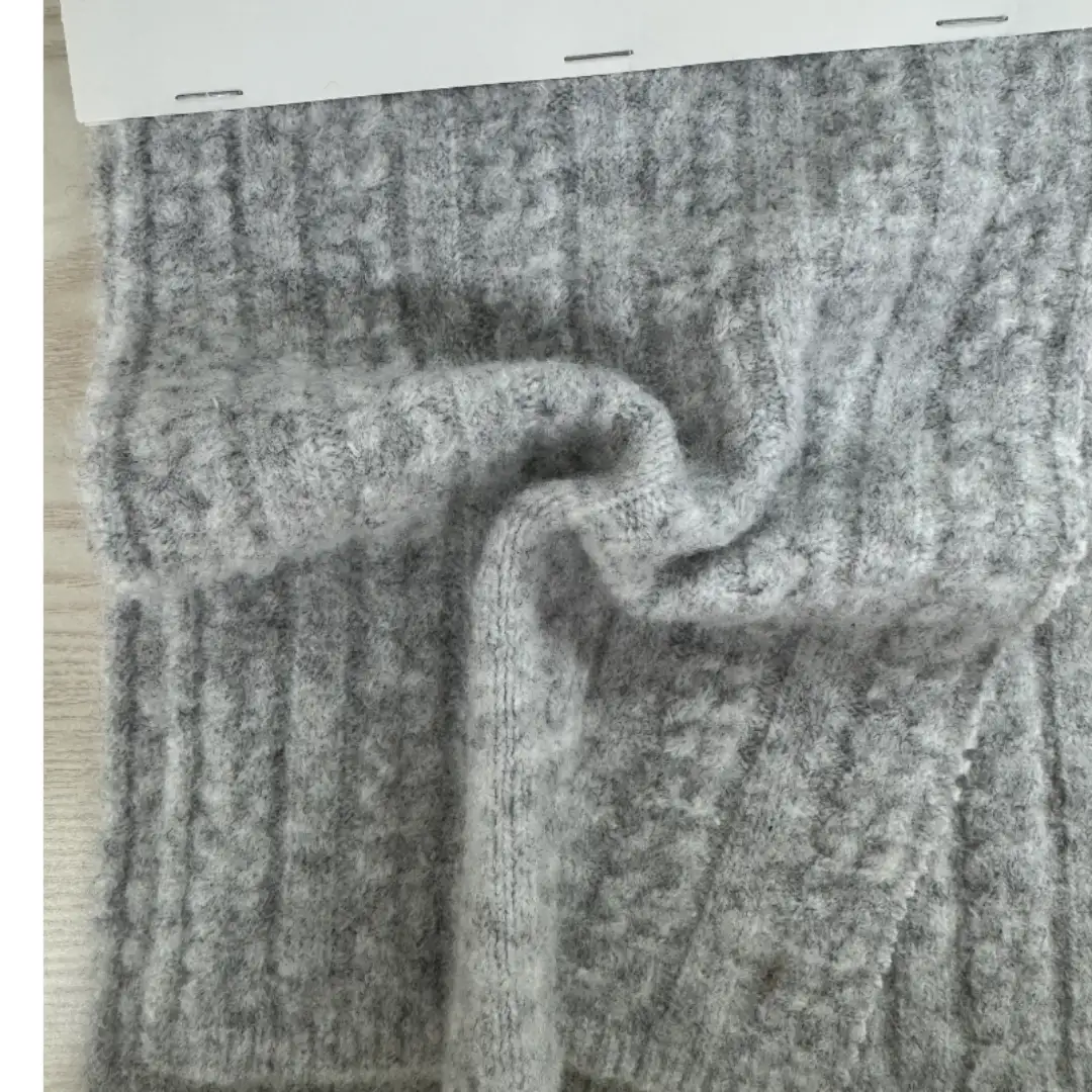 China Yarn for Ladies Vest (Sweater),Men’s Vest (Sweater),Open Cardigan (Sweater),Crew Neck Pullover (Sweater),Crop Top Pullover (Sweater),Hoodie  (Sweater) Mossy Yarn Fancy Yarn Recycled Polyester Acrylic Wool Spandex Gray color buy from China wholesaler bulk order at wholesale price free worldwide shipping Alibaba