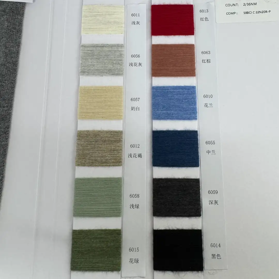 China Yarn for Ladies Vest (Sweater),Men’s Vest (Sweater),Open Cardigan (Sweater),Half-Zipper Cardigan (Sweater),Crew Neck Pullover (Sweater),Crop Top Pullover (Sweater) Core Spun Yarn Regular Yarn BCI Cotton Nylon Recycled Polyester gray color buy from China wholesaler bulk order at wholesale price free worldwide shipping Alibaba