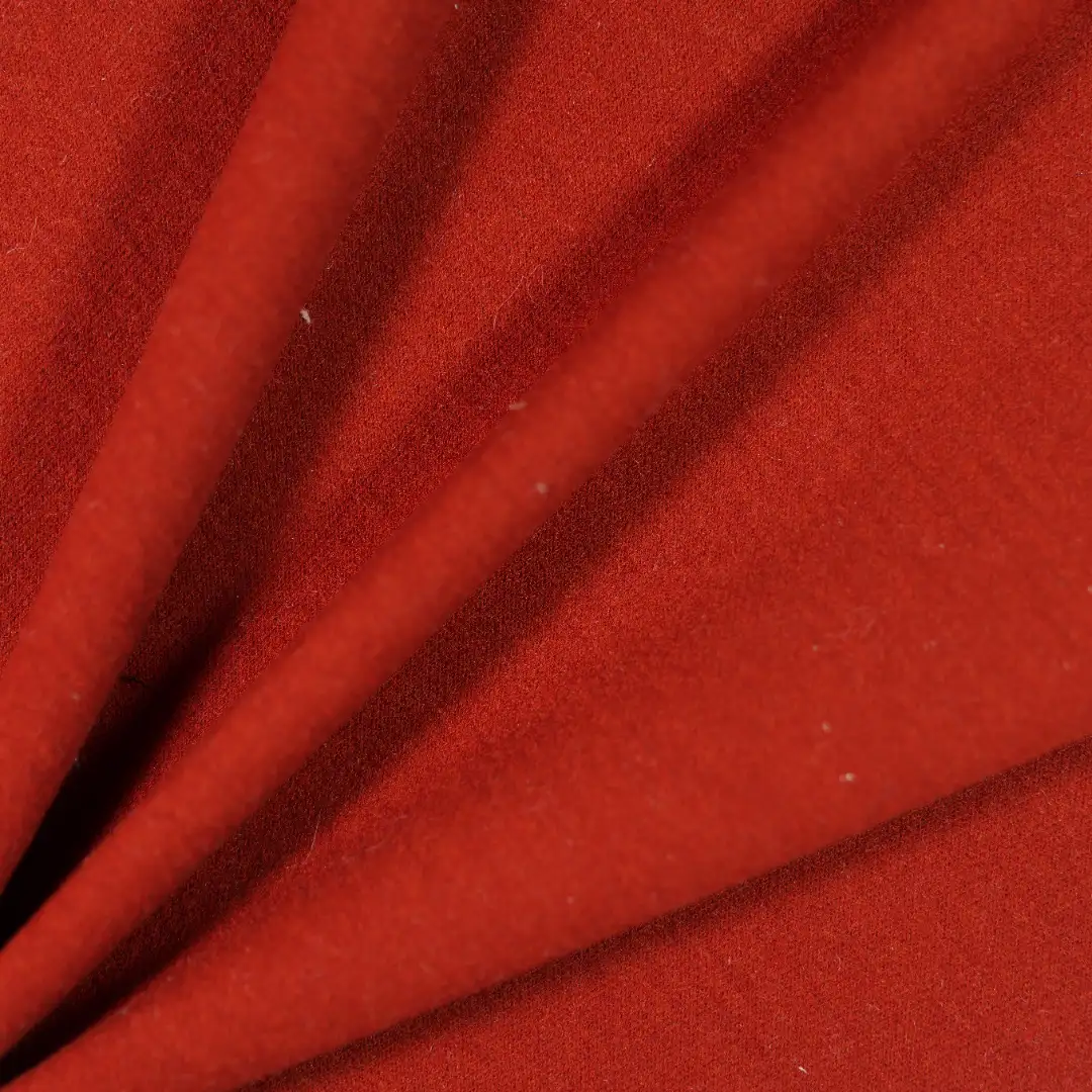 China Fabric for T-Shirt,Polo Shirt,Loungewear Interlock Knit Fabric Acrylic Viscose Spandex burgundy color buy from China wholesaler bulk order at wholesale price free worldwide shipping Alibaba