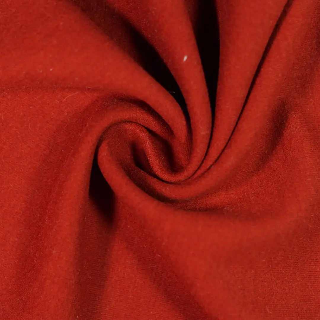 China Fabric for T-Shirt,Polo Shirt,Loungewear Interlock Knit Fabric Acrylic Viscose Spandex burgundy color buy from China wholesaler bulk order at wholesale price free worldwide shipping Alibaba