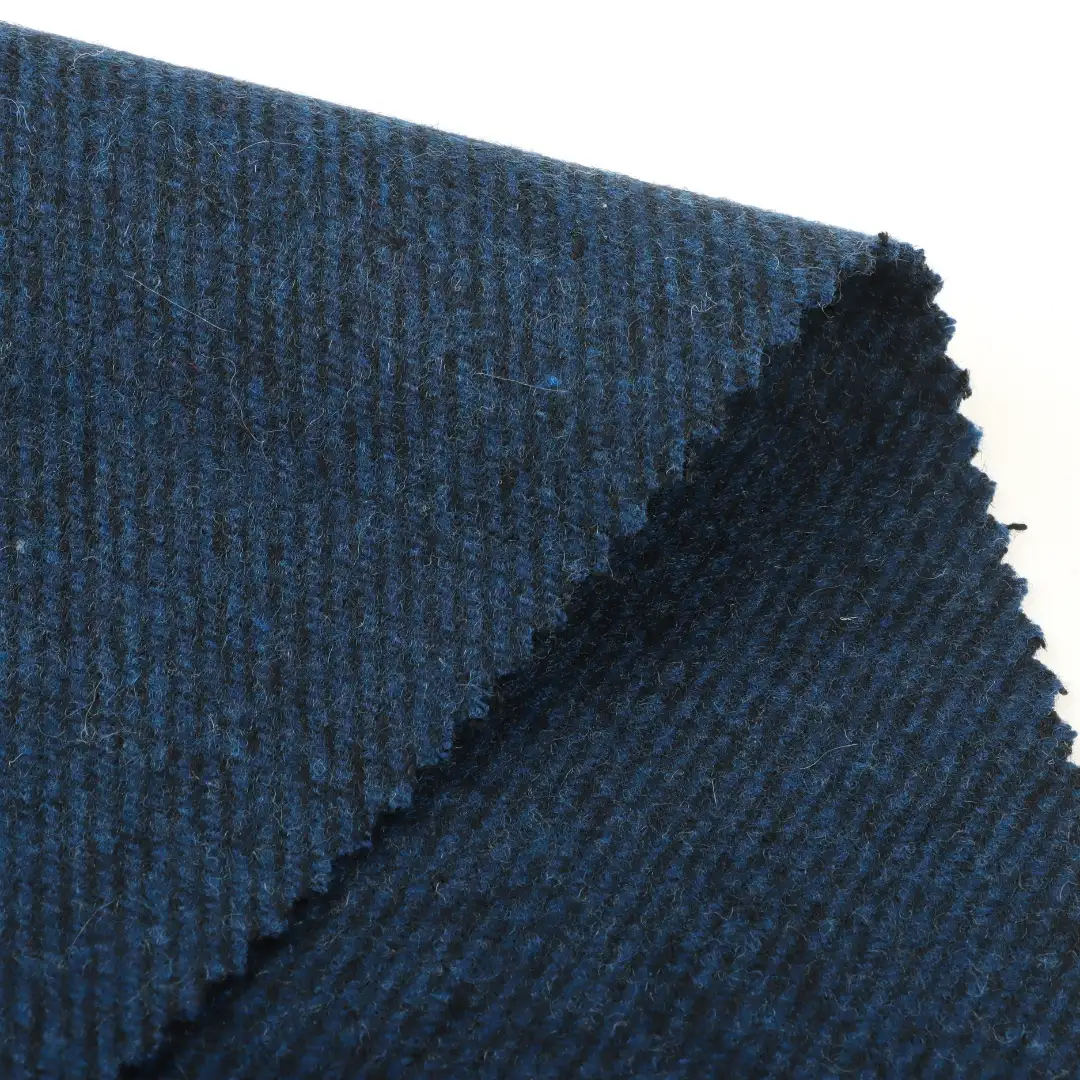 China Fabric for Jackets,Trench Coat,Overcoat Woolen Twill Woolen Other Wool Blue color buy from China wholesaler bulk order at wholesale price free worldwide shipping Alibaba