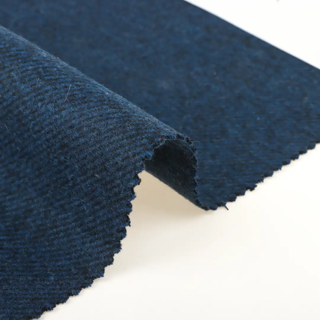 China Fabric for Jackets,Trench Coat,Overcoat Woolen Twill Woolen Other Wool Blue color buy from China wholesaler bulk order at wholesale price free worldwide shipping Alibaba