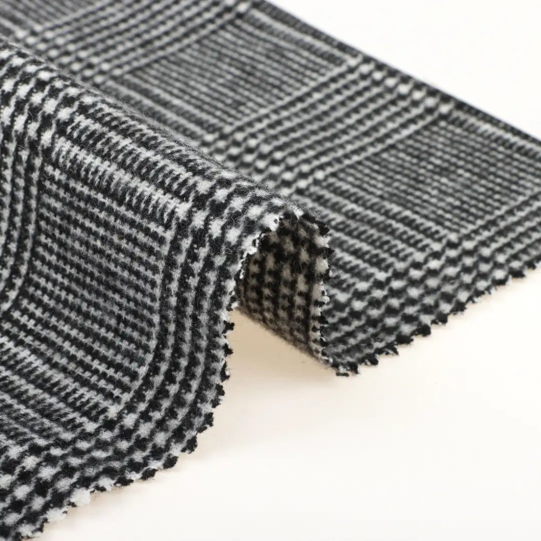 China Fabric for Jackets,Trench Coat,Padded Jacket Melton Woolen Polyester Wool check color buy from China wholesaler bulk order at wholesale price free worldwide shipping Alibaba