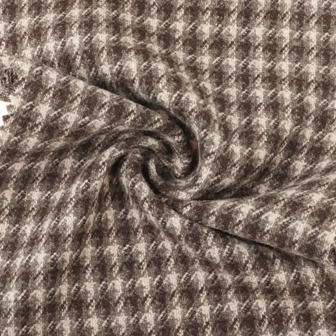 China Fabric for Jackets,Trench Coat,Overcoat Woolen Tweed Woolen Polyester Wool Other check color buy from China wholesaler bulk order at wholesale price free worldwide shipping Alibaba
