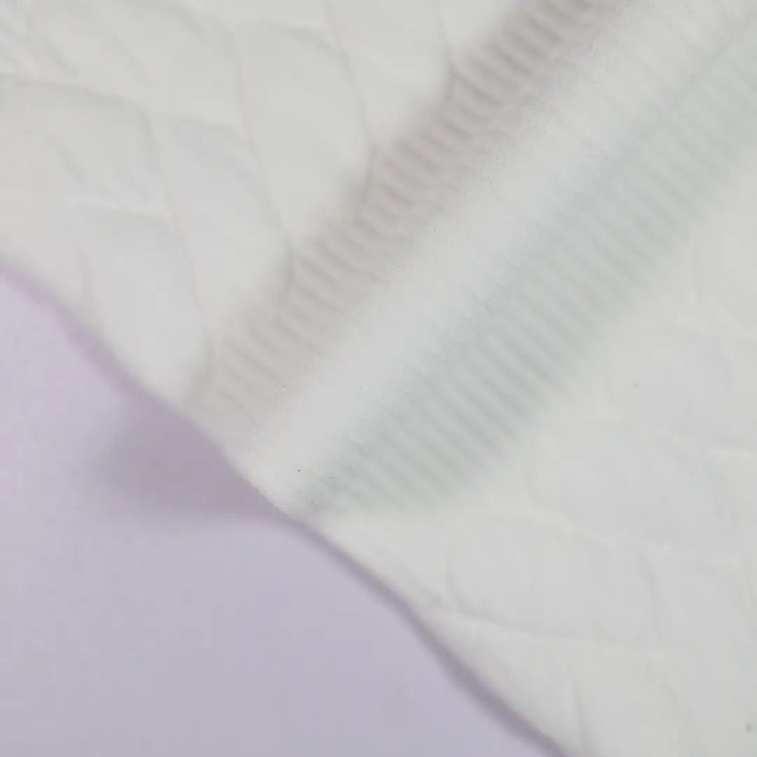 China Fabric for Open Cardigan (Sweater),Half-Zipper Cardigan (Sweater),Long Sleeve Base Layer Top Jacquard Knit Fabric Polyester Cotton Spandex white color buy from China wholesaler bulk order at wholesale price free worldwide shipping Alibaba