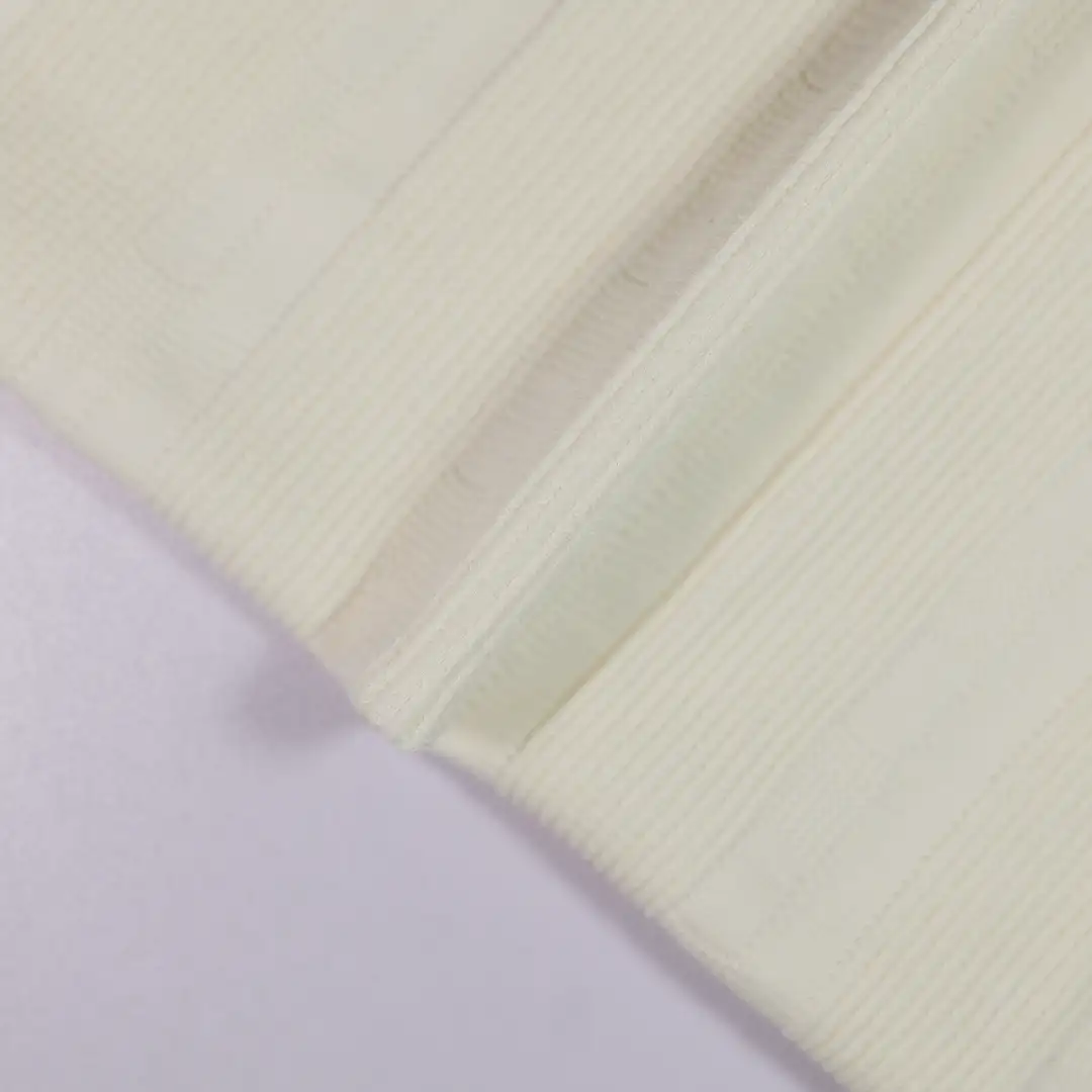 China Fabric for Skirt,Ladies Vest (Sweater),Full-Zipper Cardigan (Sweater),Long Sleeve Base Layer Top Jacquard Knit Fabric Cotton Polyester Spandex rice-white color buy from China wholesaler bulk order at wholesale price free worldwide shipping Alibaba