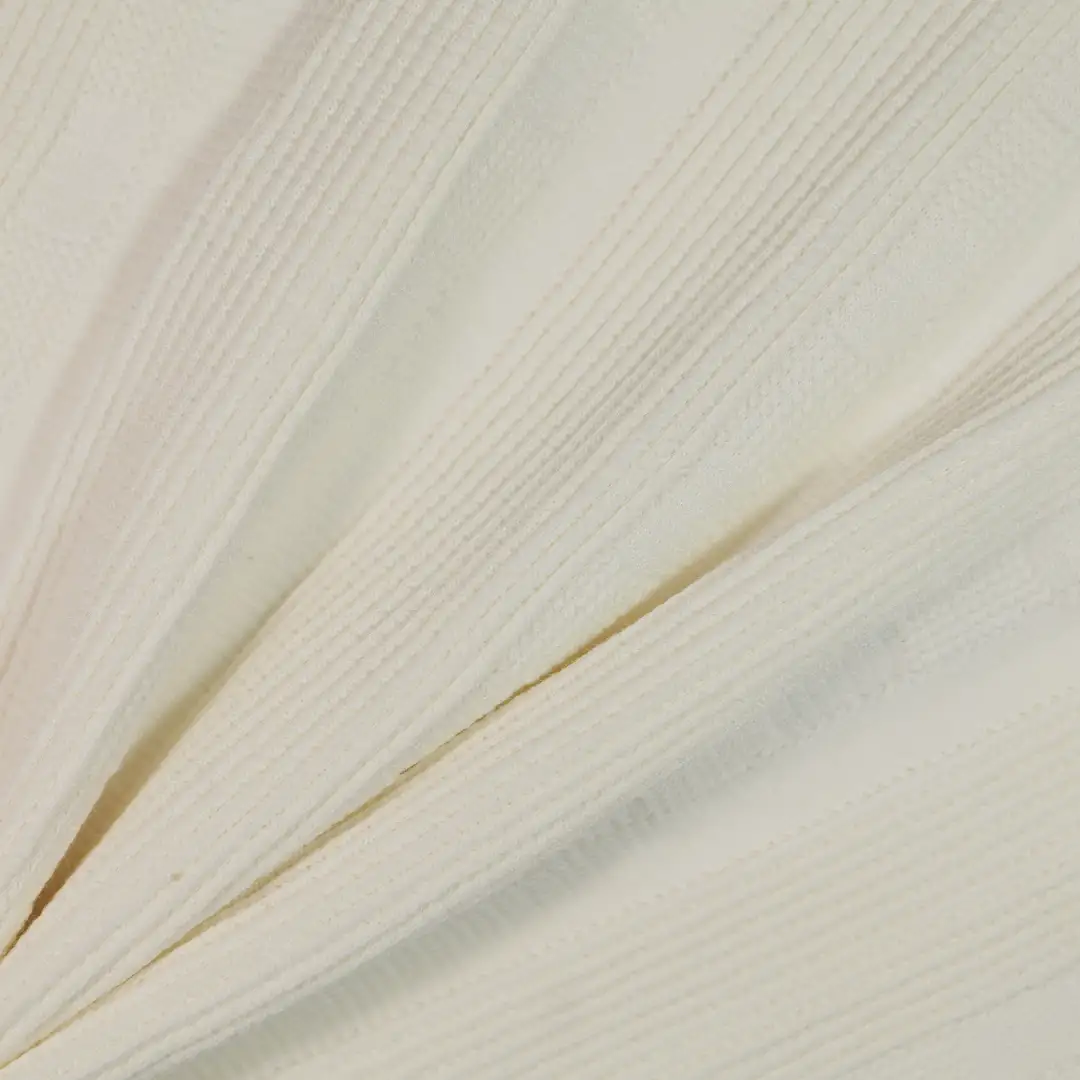 China Fabric for Skirt,Ladies Vest (Sweater),Full-Zipper Cardigan (Sweater),Long Sleeve Base Layer Top Jacquard Knit Fabric Cotton Polyester Spandex rice-white color buy from China wholesaler bulk order at wholesale price free worldwide shipping Alibaba