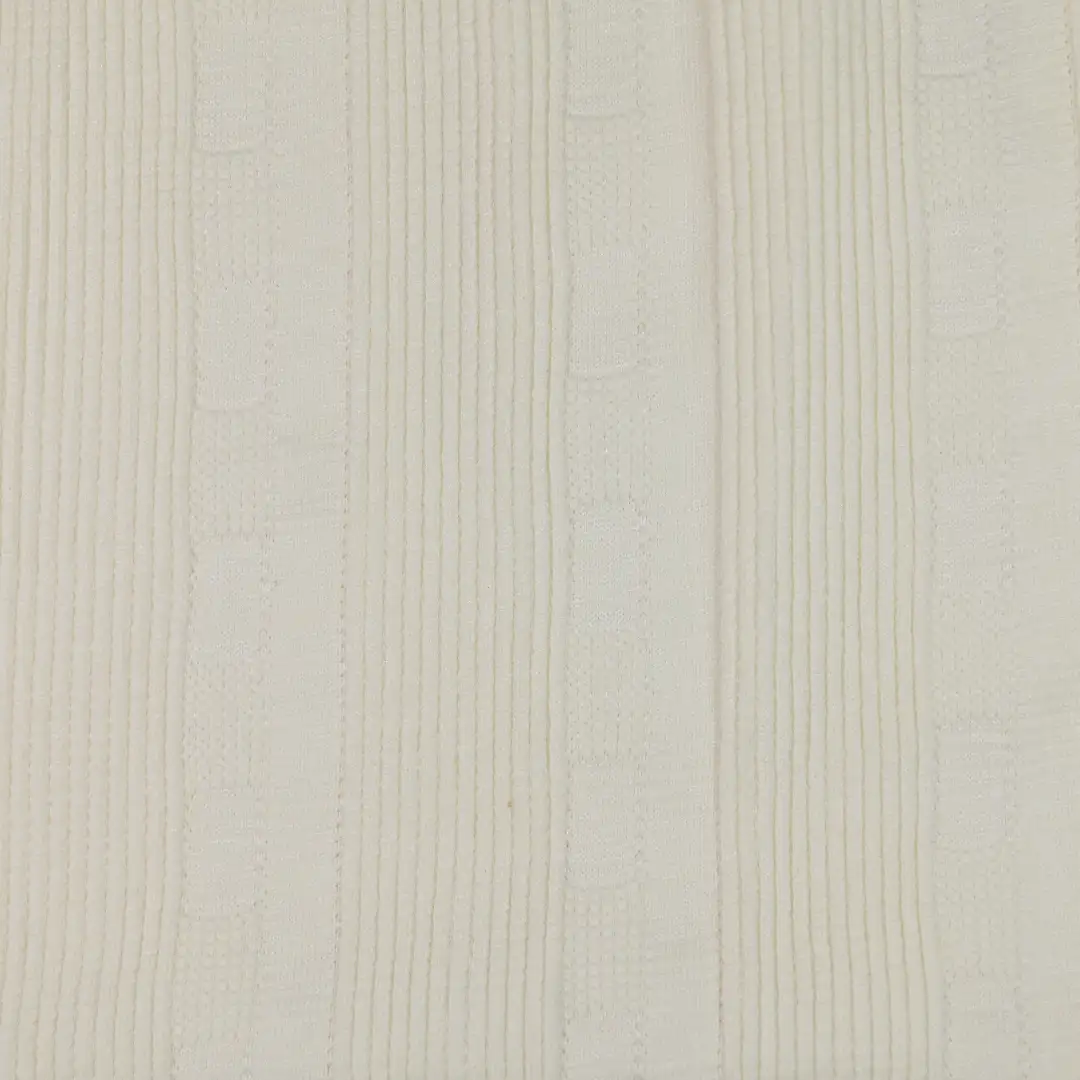 China Fabric for Skirt,Ladies Vest (Sweater),Full-Zipper Cardigan (Sweater),Long Sleeve Base Layer Top Jacquard Knit Fabric Cotton Polyester Spandex rice-white color buy from China wholesaler bulk order at wholesale price free worldwide shipping Alibaba