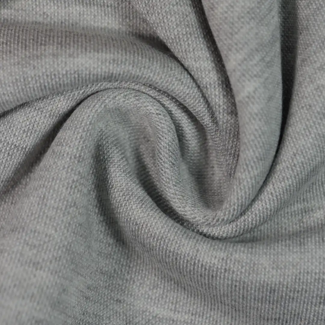 China Fabric for Ladies Vest (Sweater),Round Neck Pullover (Sweater),Long Sleeve Base Layer Top Pique Knit Fabric Polyester Rayon grey color buy from China wholesaler bulk order at wholesale price free worldwide shipping Alibaba