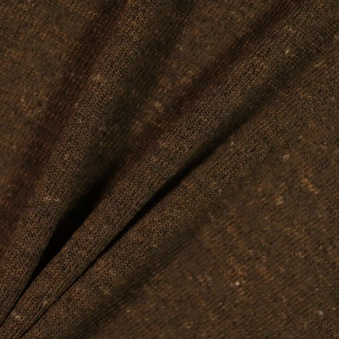 China Fabric for Ladies Vest (Sweater),Open Cardigan (Sweater),Long Sleeve Base Layer Top Hacci Knit Fabric Polyester Linen Spandex coffee color buy from China wholesaler bulk order at wholesale price free worldwide shipping Alibaba