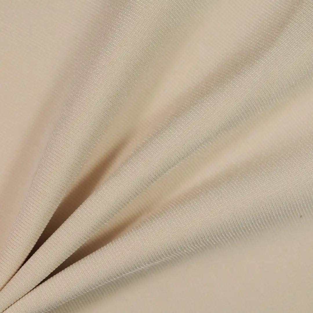 China Fabric for T-Shirt,Skirt,Tank Midi Dress Ponte Roma Knit Fabric Viscose Nylon Rayon Spandex light coffee color buy from China wholesaler bulk order at wholesale price free worldwide shipping Alibaba