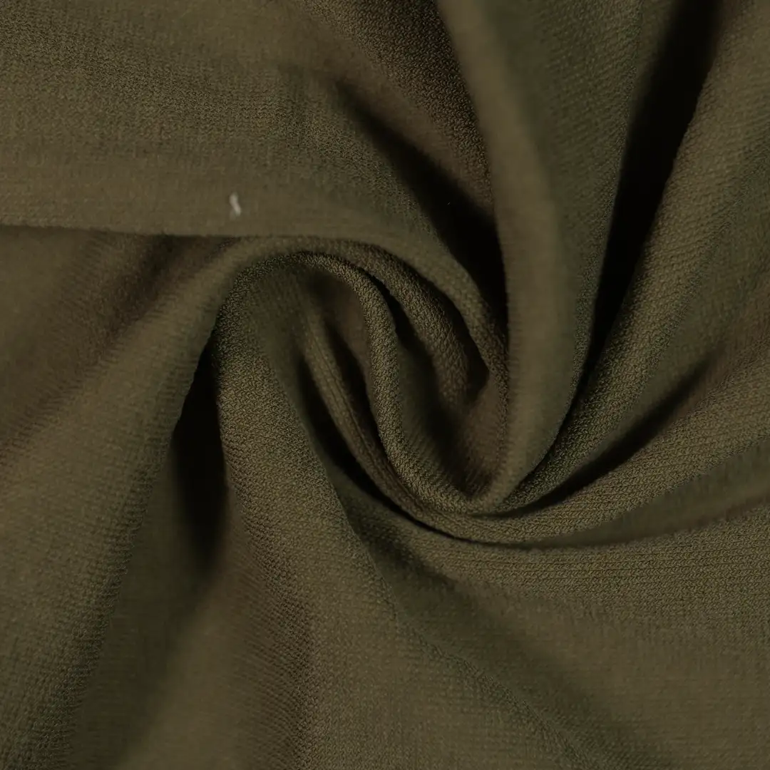 China Fabric for T-Shirt,Skirt Rib Knit Fabric Cotton Polyester dark green color buy from China wholesaler bulk order at wholesale price free worldwide shipping Alibaba