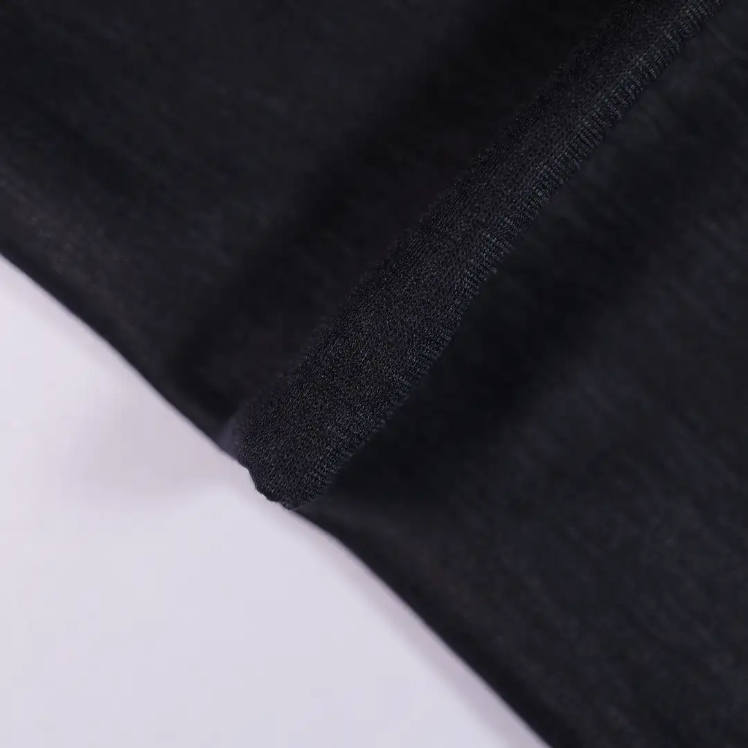 China Fabric for T-Shirt Rib Knit Fabric Polyester black color buy from China wholesaler bulk order at wholesale price free worldwide shipping Alibaba