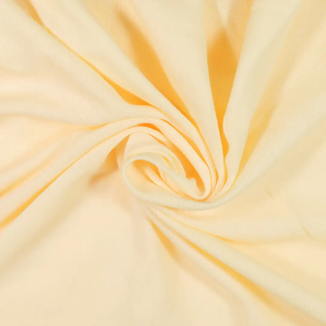 China Fabric for T-Shirt,Skirt,Shorts Rib Knit Fabric Polyester yellow color buy from China wholesaler bulk order at wholesale price free worldwide shipping Alibaba