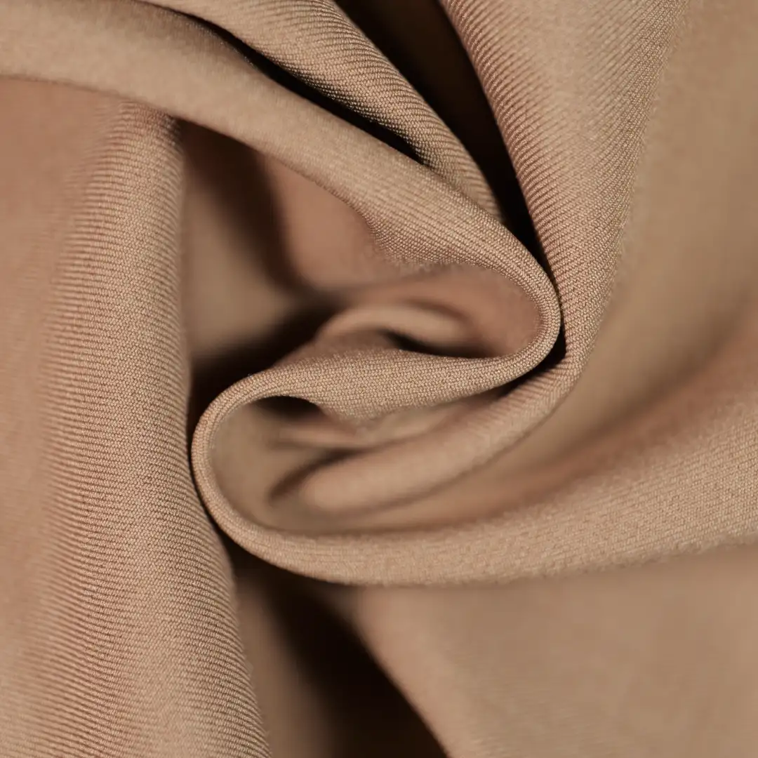 China Fabric for Shirt,Blazer Polyester/Rayon Plain Woven Blended Fabric Polyester Spandex dark coffee color buy from China wholesaler bulk order at wholesale price free worldwide shipping Alibaba