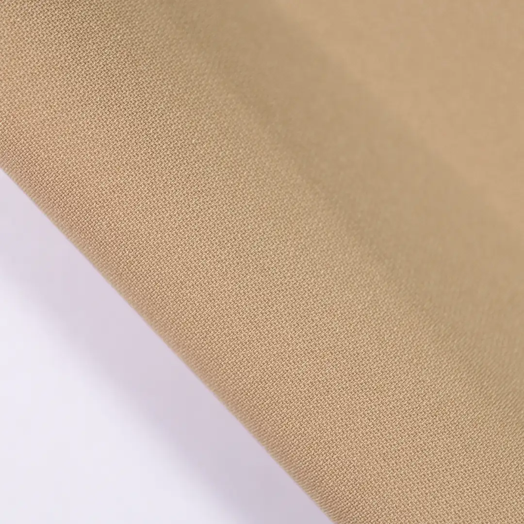China Fabric for Shirt,Pants,Skirt,Suit,Uniform Poplin Woven Blended Fabric Polyester Spandex Camel color buy from China wholesaler bulk order at wholesale price free worldwide shipping Alibaba
