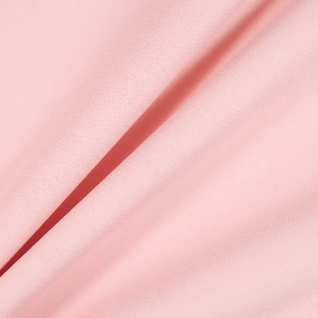 China Fabric for Shirt,Crop Top,Kids Long Strappy Cake Dress,Kids Strapless Transparent Tulle Skirt Polyester chiffon Synthetic Woven Fabric Polyester pink color buy from China wholesaler bulk order at wholesale price free worldwide shipping Alibaba