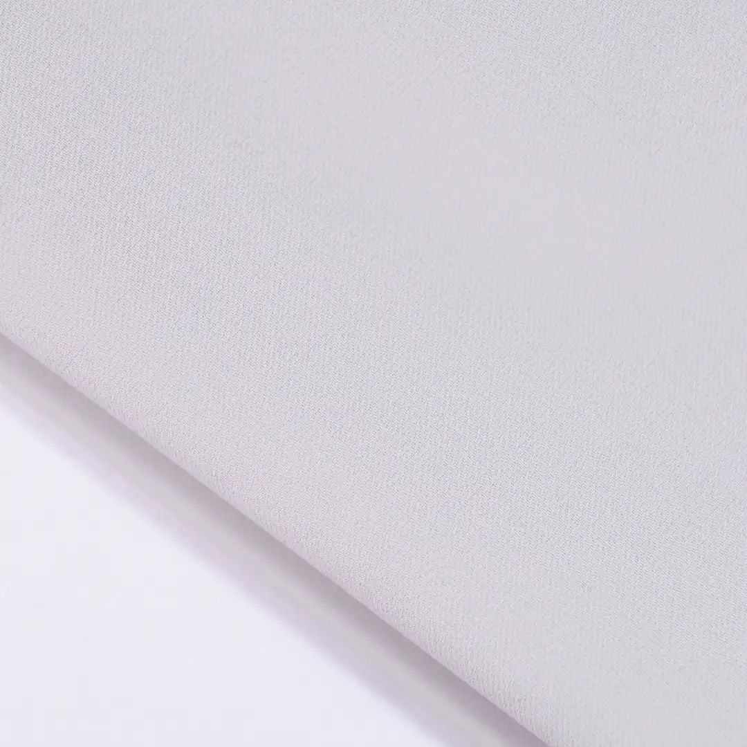 China Fabric for Shirt,Blazer Polyester/Rayon Plain Woven Blended Fabric Polyester Spandex grey color buy from China wholesaler bulk order at wholesale price free worldwide shipping Alibaba