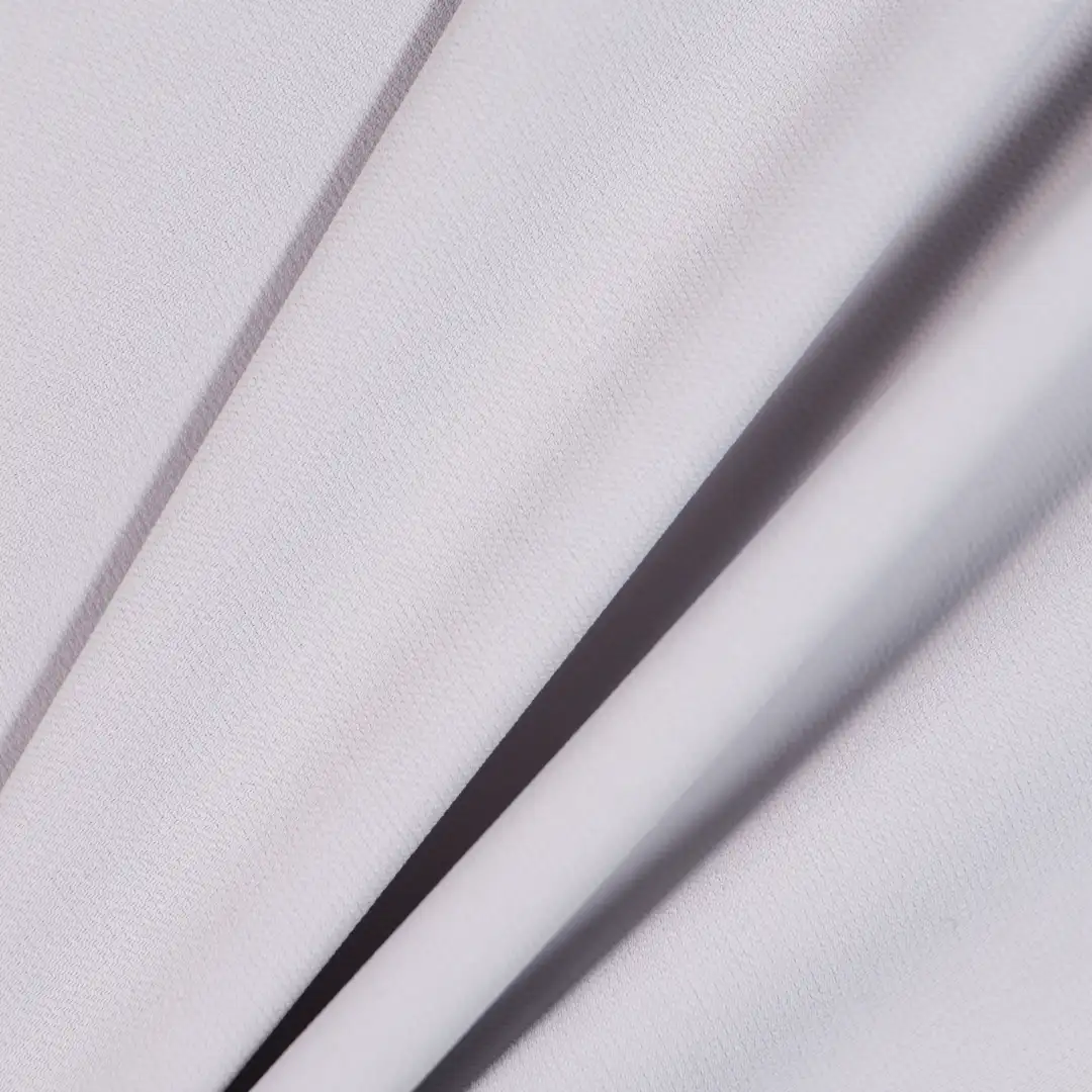 China Fabric for Shirt,Blazer Polyester/Rayon Plain Woven Blended Fabric Polyester Spandex grey color buy from China wholesaler bulk order at wholesale price free worldwide shipping Alibaba