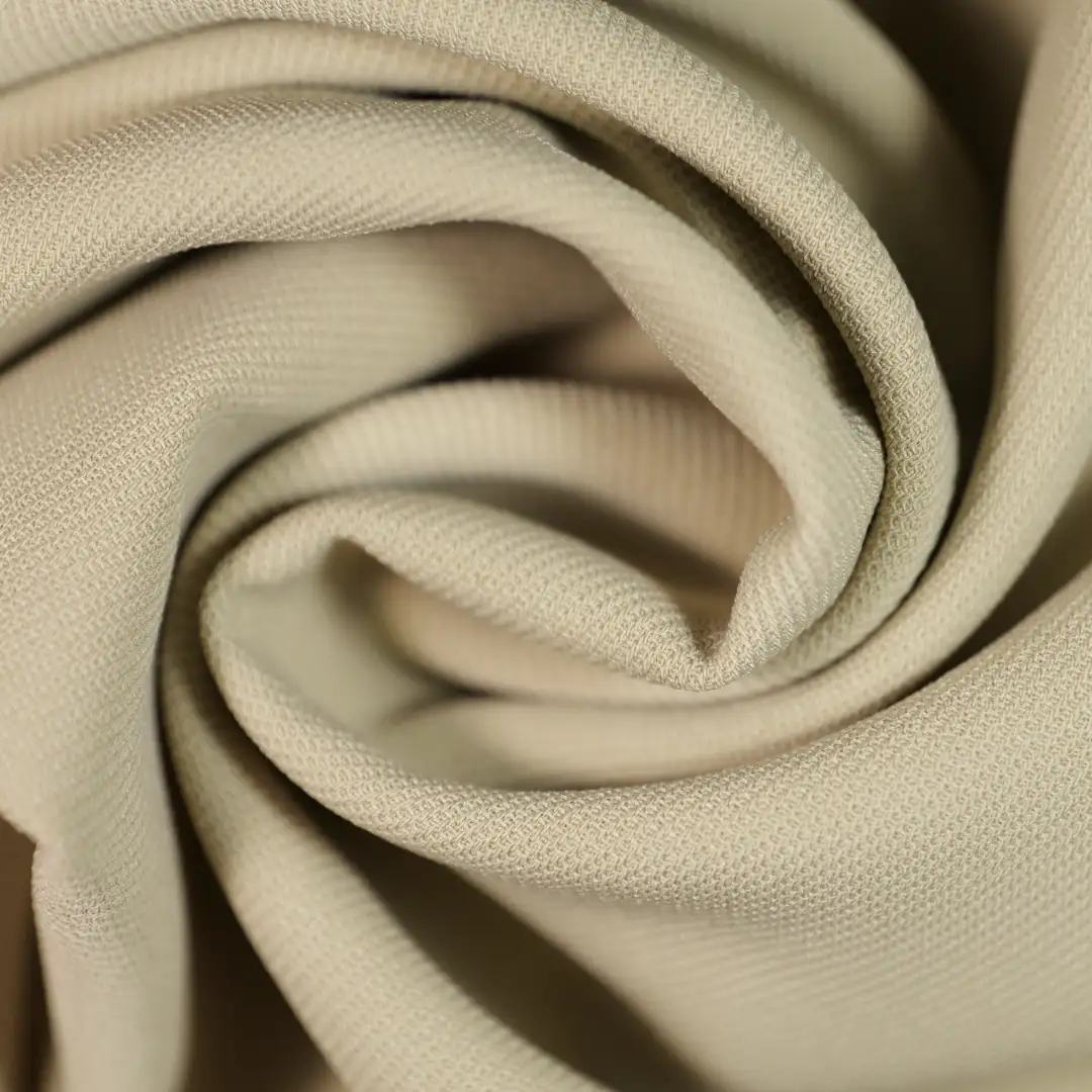 China Fabric for Shirt,Polo Shirt,Shorts Oxford Woven Blended Fabric Polyester Spandex light coffee color buy from China wholesaler bulk order at wholesale price free worldwide shipping Alibaba