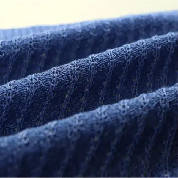 China Yarn for Dresses (Cardigan Open) (Sweater),Crop Top Pullover (Sweater) Functional Yarn Functional Yarn Recycled Polyester Viscose blue color buy from China wholesaler bulk order at wholesale price free worldwide shipping Alibaba