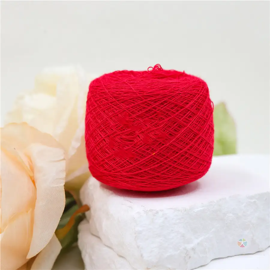 China Yarn  Core Spun Yarn Regular Yarn red color buy in China wholesaler bulk order at wholesale price free worldwide shipping Alibaba