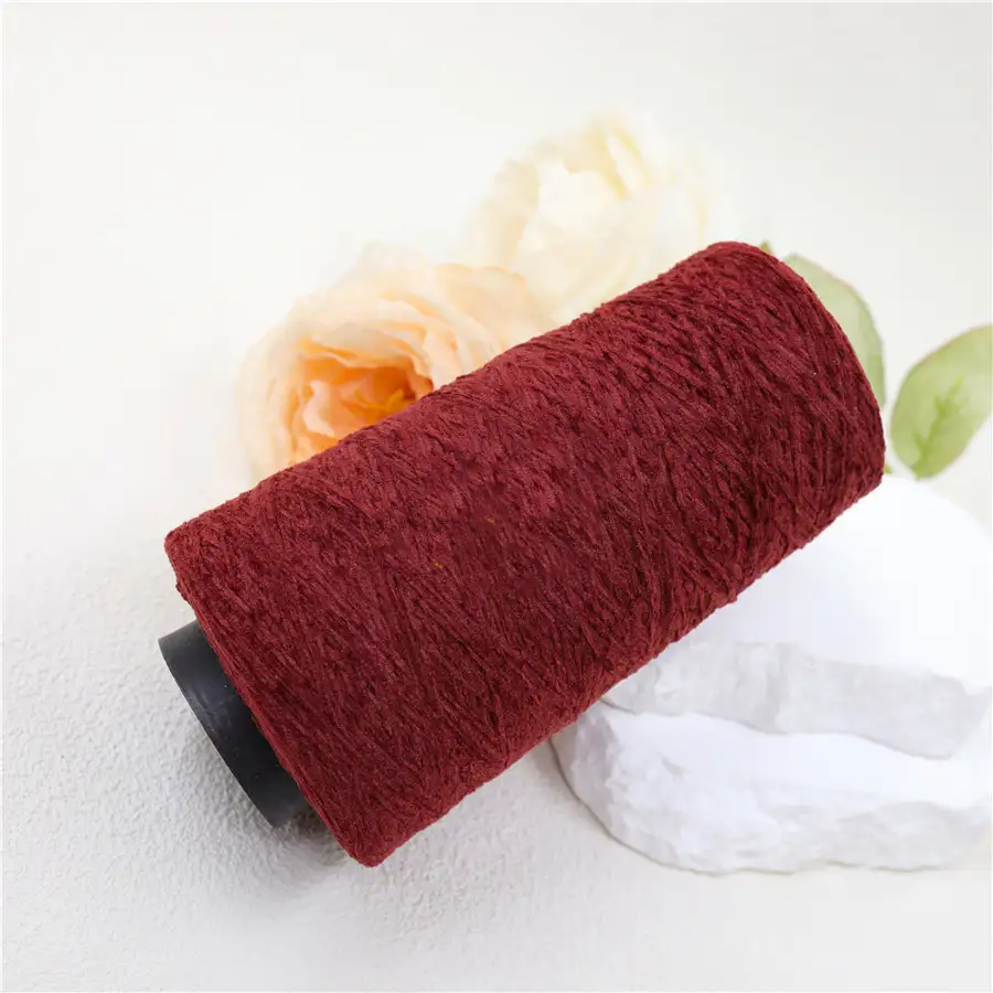 China Yarn for Sweaters Matt Chenille Fancy Yarn red color buy in China wholesaler bulk order at wholesale price free worldwide shipping Alibaba