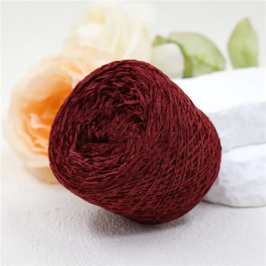 China Yarn for Sweaters Matt Chenille Fancy Yarn red color buy in China wholesaler bulk order at wholesale price free worldwide shipping Alibaba