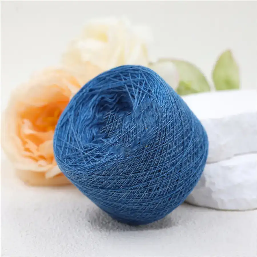 China Yarn for Sweaters Semi-Worsted Spun Regular Yarn blue color buy in China wholesaler bulk order at wholesale price free worldwide shipping Alibaba