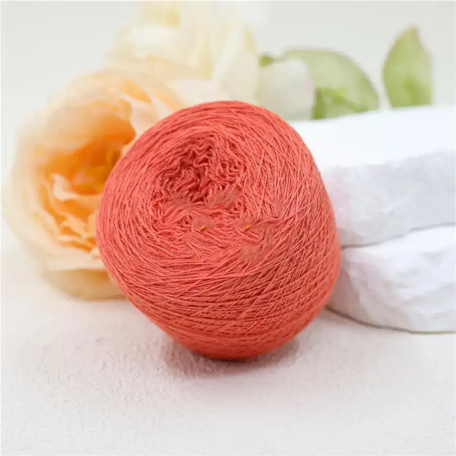 China Yarn for Sweaters Core Spun Yarn Regular Yarn orange color buy in China wholesaler bulk order at wholesale price free worldwide shipping Alibaba