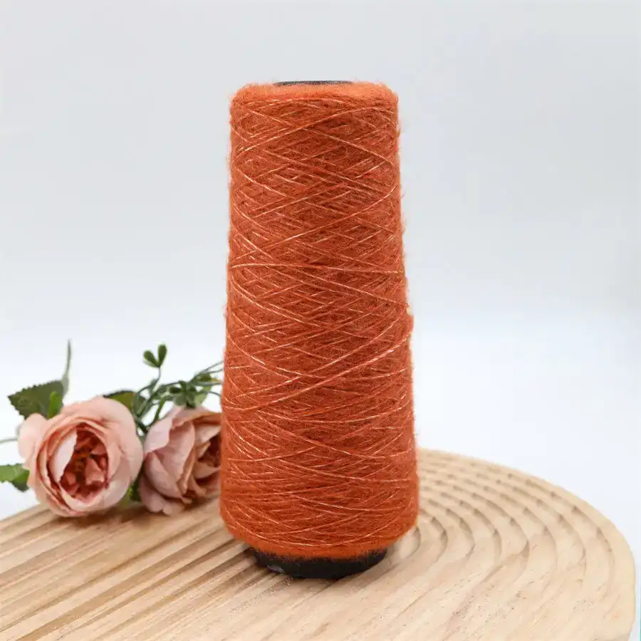 China Yarn for Sweaters Air Spun Yarn Fancy Yarn apricot color buy in China wholesaler bulk order at wholesale price free worldwide shipping Alibaba