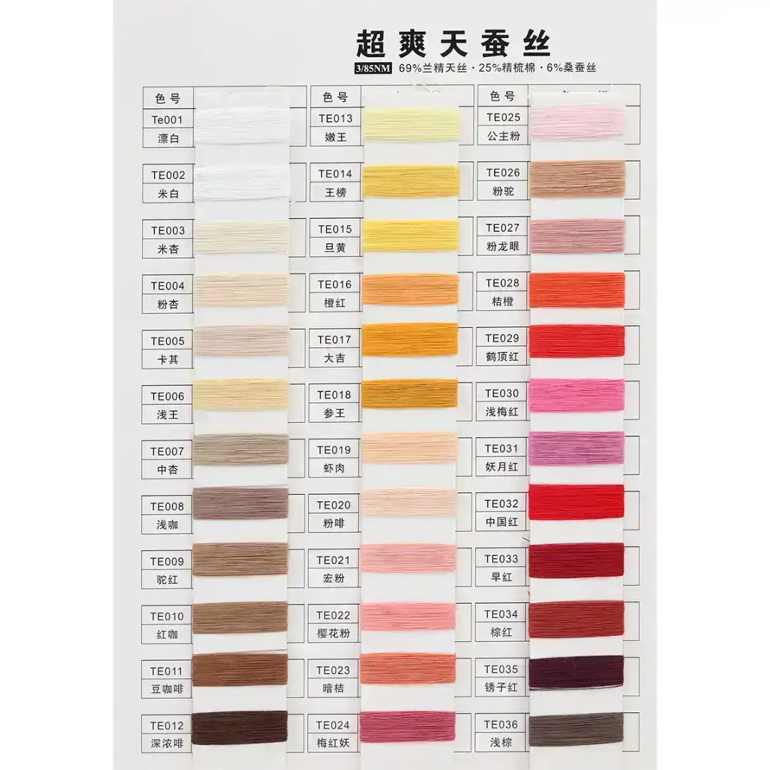 China Yarn for Crop Top Pullover (Sweater),Dresses (Cardigan Open) (Sweater) Mulberry Silk Filament Tencel Cotton Silk green color buy from China wholesaler bulk order at wholesale price free worldwide shipping Alibaba