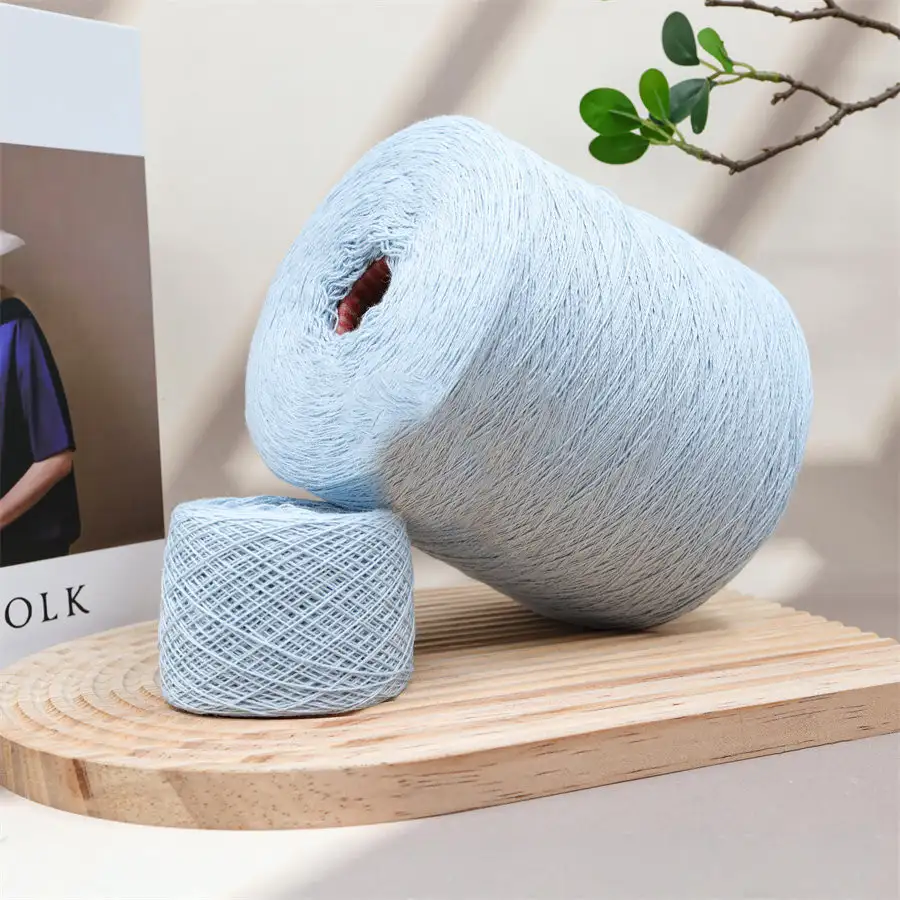 China Yarn for Sweaters Ring Spun Regular Yarn blue color buy in China wholesaler bulk order at wholesale price free worldwide shipping Alibaba