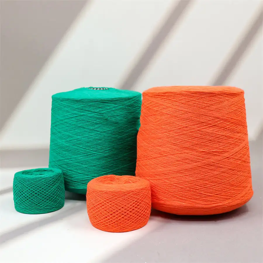 China Yarn for Sweaters Ring Spun Regular Yarn green color buy in China wholesaler bulk order at wholesale price free worldwide shipping Alibaba