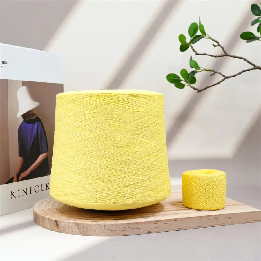 China Yarn for Sweaters Ring Spun Regular Yarn yellow color buy in China wholesaler bulk order at wholesale price free worldwide shipping Alibaba