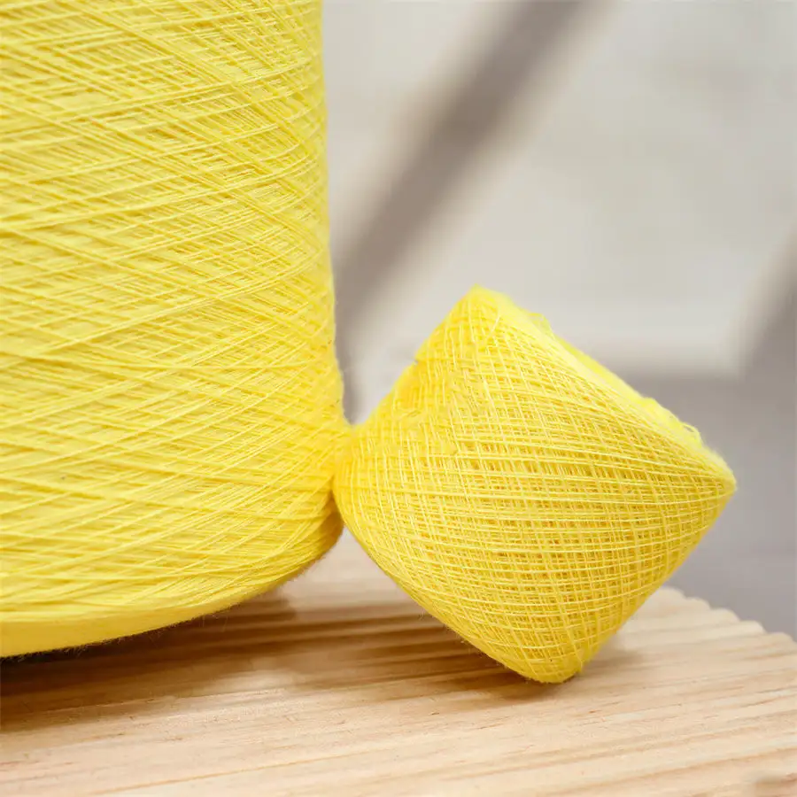 China Yarn for Sweaters Ring Spun Regular Yarn yellow color buy in China wholesaler bulk order at wholesale price free worldwide shipping Alibaba