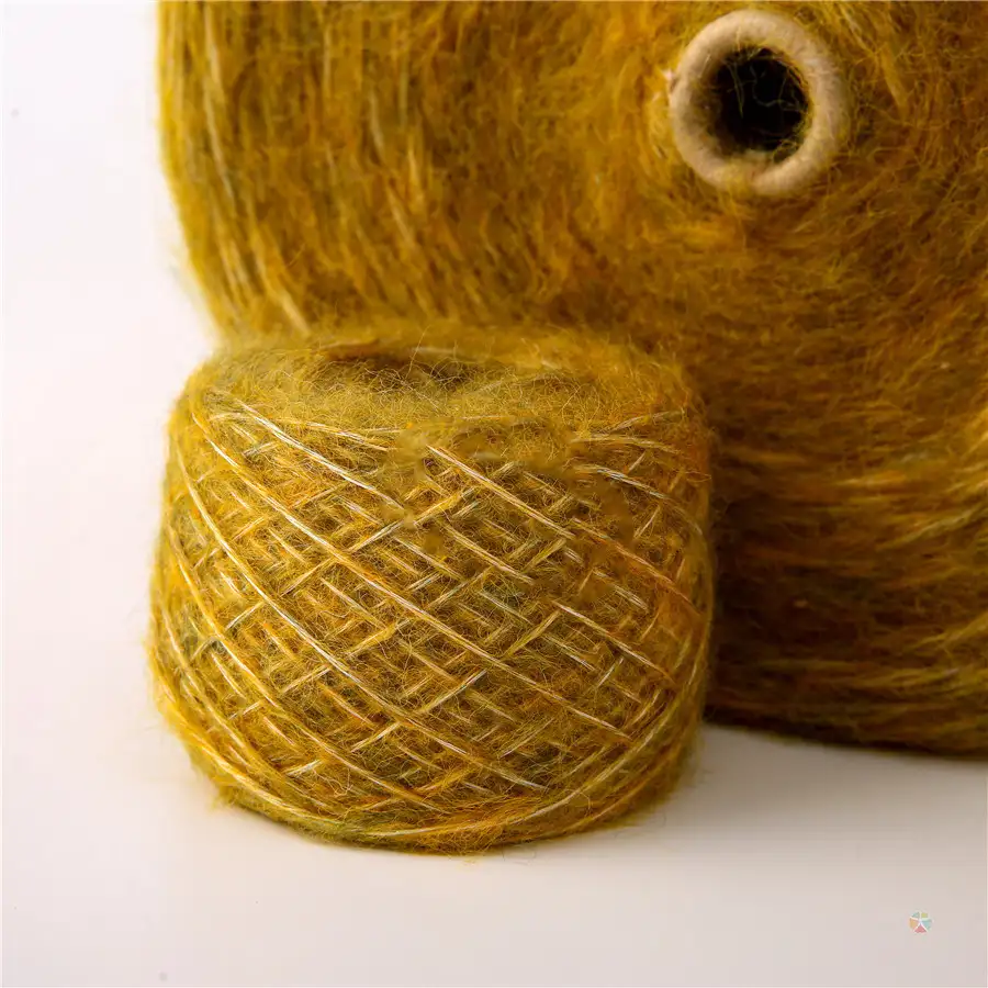 China Yarn for Sweaters Air Spun Yarn Fancy Yarn yellow color buy in China wholesaler bulk order at wholesale price free worldwide shipping Alibaba