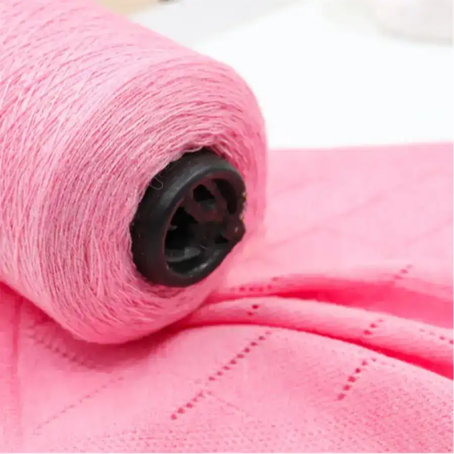 China Yarn for Ladies Vest (Sweater),Dresses (Cardigan Button) (Sweater) Functional Yarn Functional Yarn Recycled Polyester Acrylic Polyester Nylon pink color buy from China wholesaler bulk order at wholesale price free worldwide shipping Alibaba