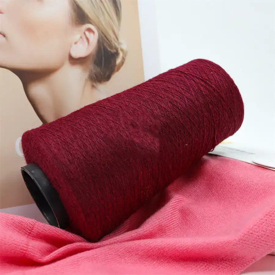 China Yarn for Sweaters Core Spun Yarn Regular Yarn red color buy in China wholesaler bulk order at wholesale price free worldwide shipping Alibaba