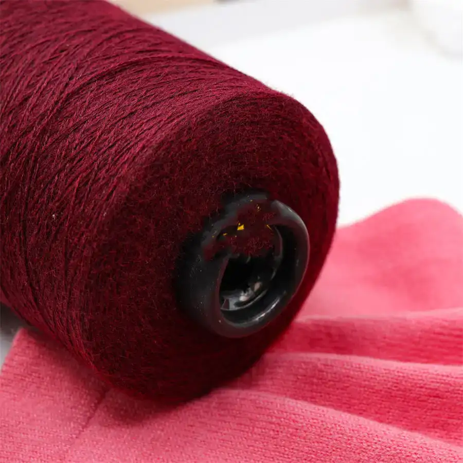 China Yarn for Sweaters Core Spun Yarn Regular Yarn red color buy in China wholesaler bulk order at wholesale price free worldwide shipping Alibaba