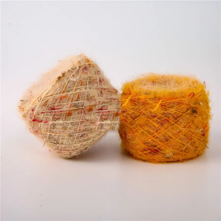 China Yarn for Sweaters Boucle Yarn Fancy Yarn yellow color buy in China wholesaler bulk order at wholesale price free worldwide shipping Alibaba