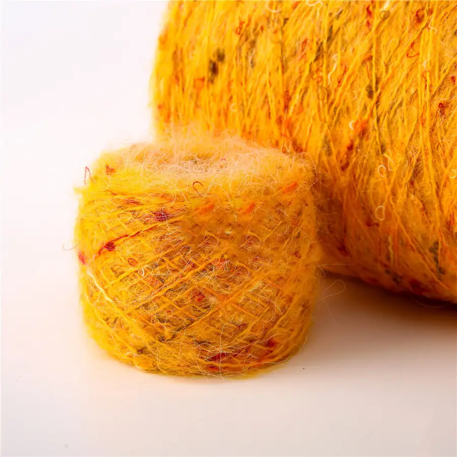 China Yarn for Sweaters Boucle Yarn Fancy Yarn yellow color buy in China wholesaler bulk order at wholesale price free worldwide shipping Alibaba