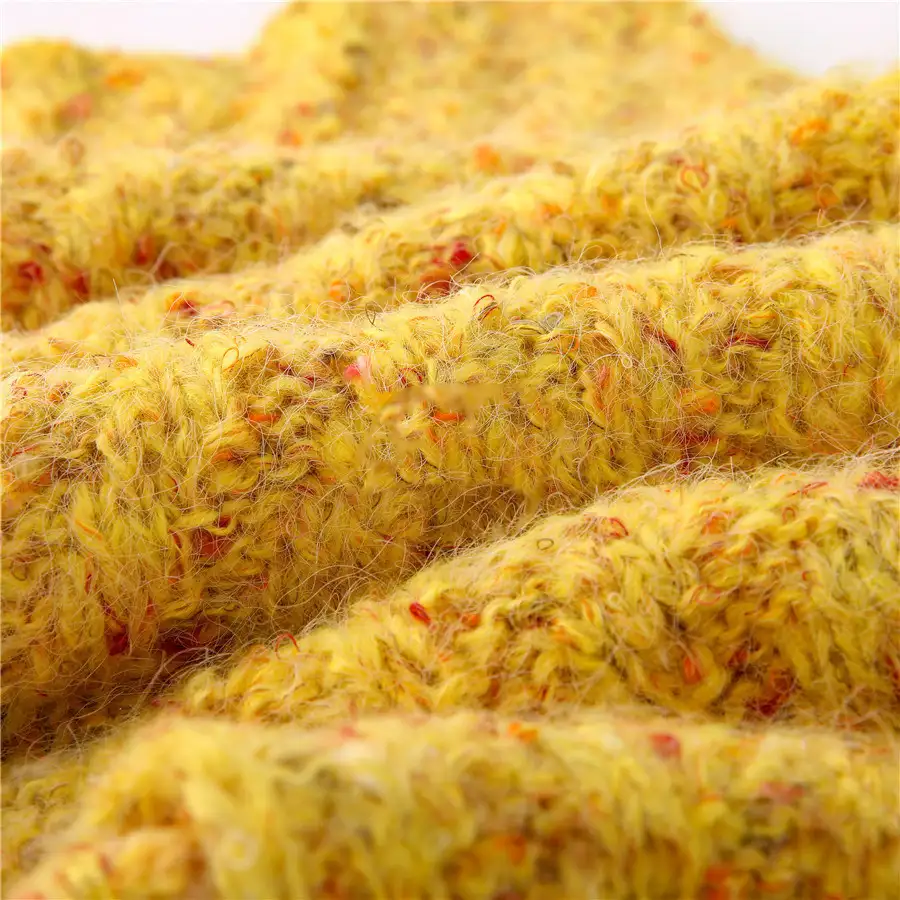 China Yarn for Sweaters Boucle Yarn Fancy Yarn yellow color buy in China wholesaler bulk order at wholesale price free worldwide shipping Alibaba