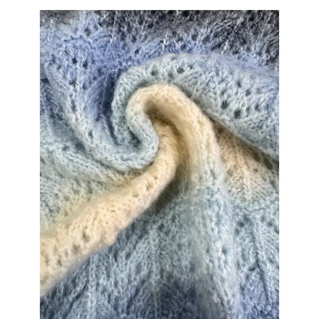 China Yarn for Crop Top Pullover (Sweater),Dresses (Cardigan Open) (Sweater) Mossy Yarn Fancy Yarn Acrylic Recycled Polyester SPACE DYED COLOR color buy from China wholesaler bulk order at wholesale price free worldwide shipping Alibaba