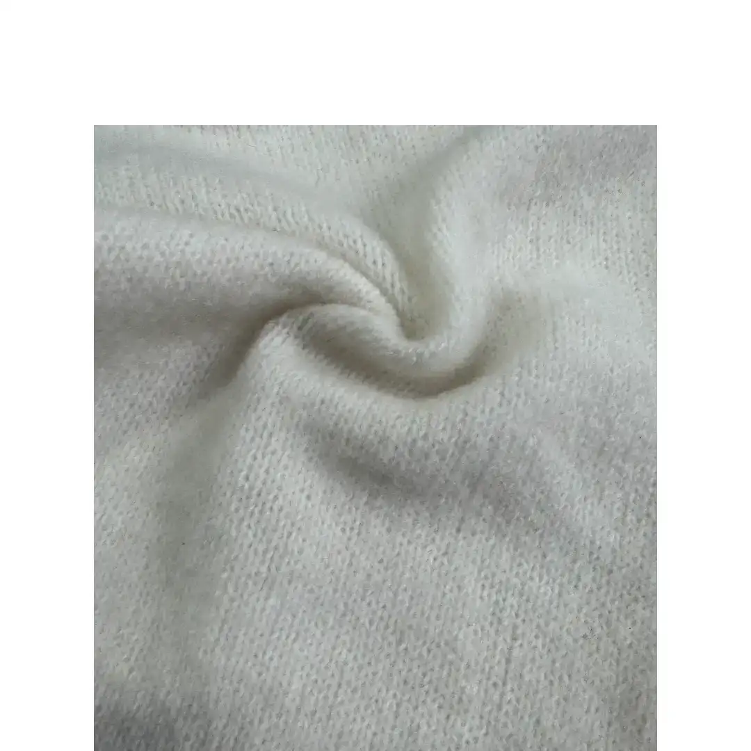 China Yarn for Crop Top Pullover (Sweater),Dresses (Cardigan Open) (Sweater) Mossy Yarn Fancy Yarn Recycled Polyester Spandex White color buy from China wholesaler bulk order at wholesale price free worldwide shipping Alibaba